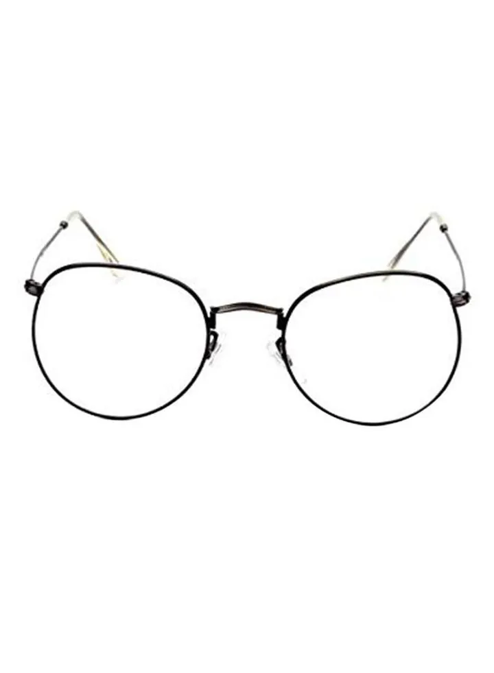 Retro Oval Uv Protection Metal Medical Glasses