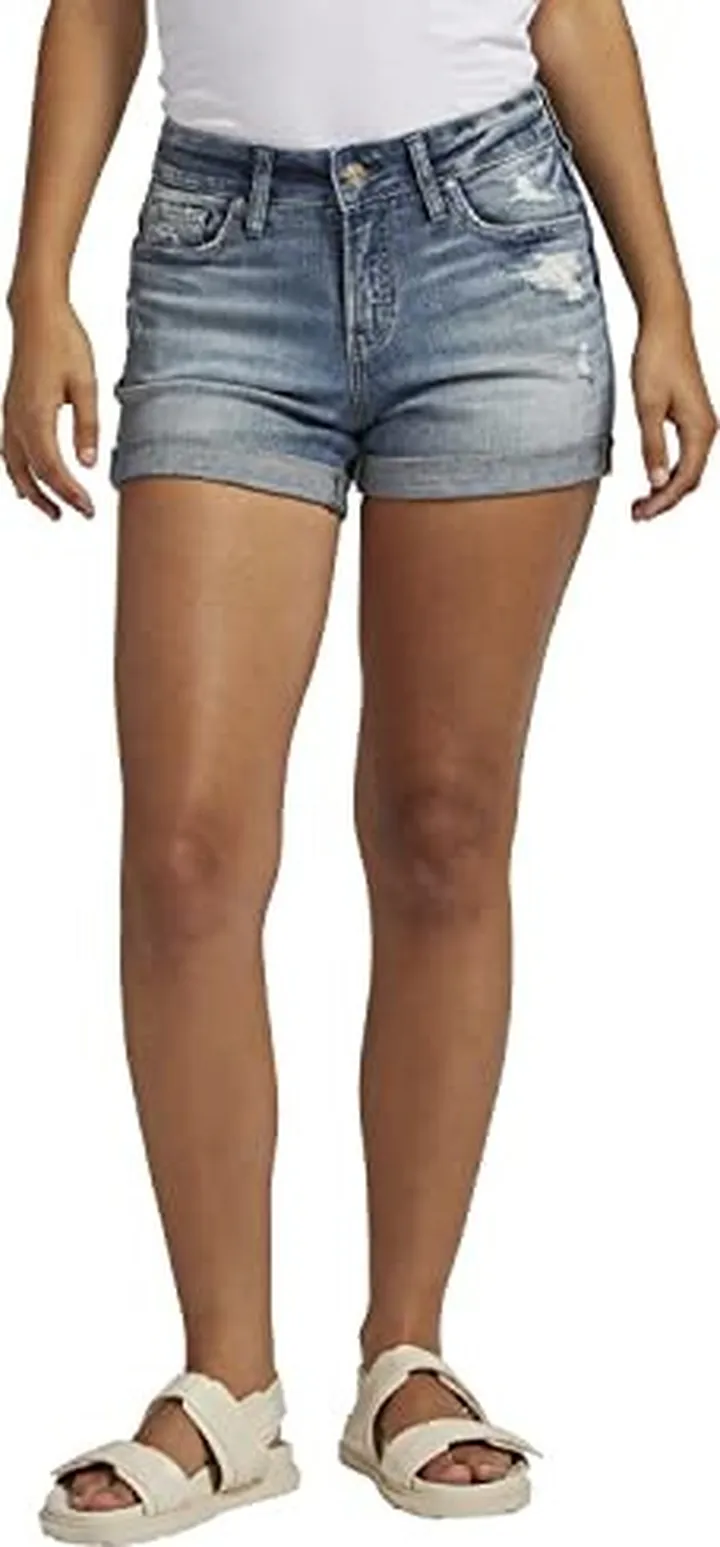 Silver Jeans Co. Women's Suki Mid Rise Short