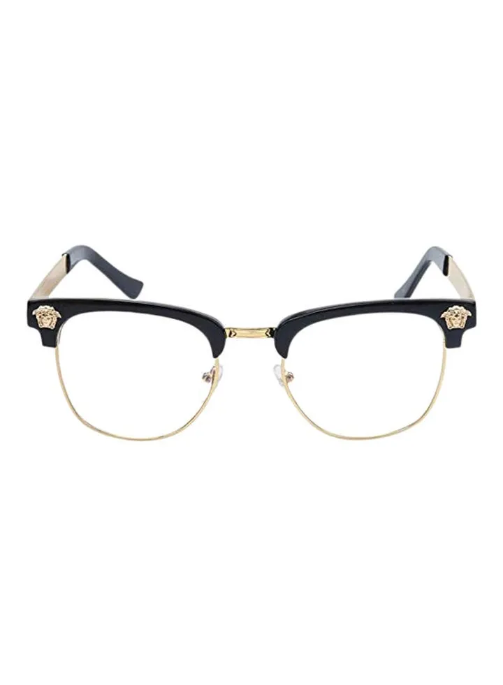 Half Frames Flat Mirror Glasses