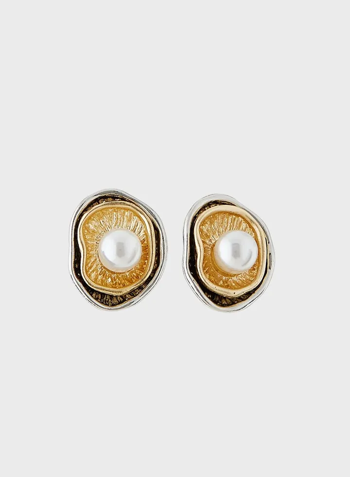 Pearl Stud Earrings