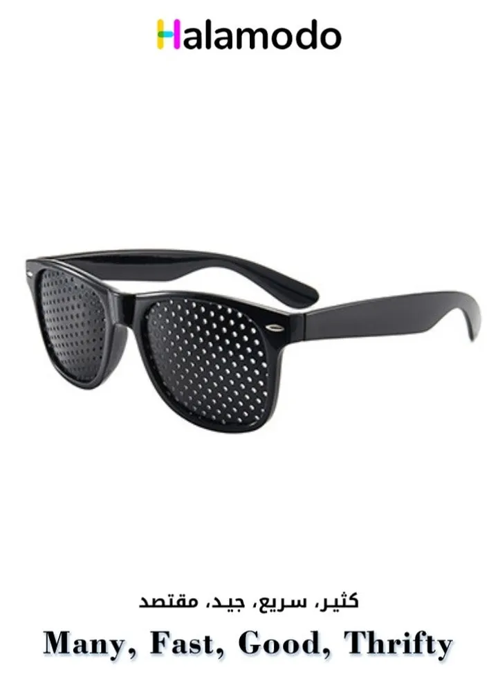 Pinhole Glasses, Anti-Fatigue Vision Improving Sunglasses