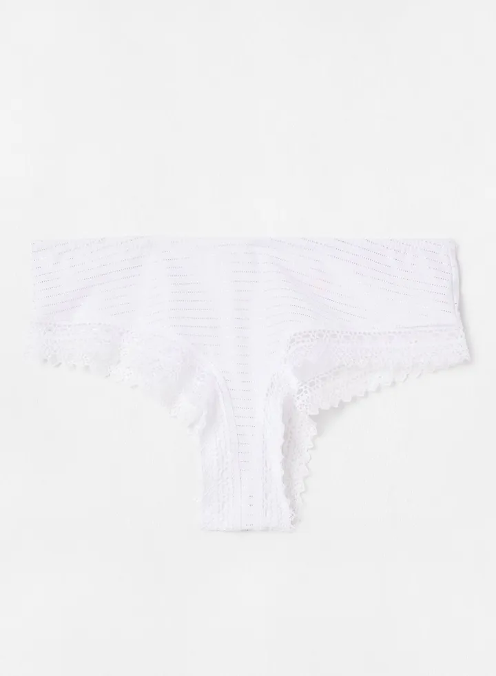 Exclusive Super Soft Boyshort Panties Bottoms White