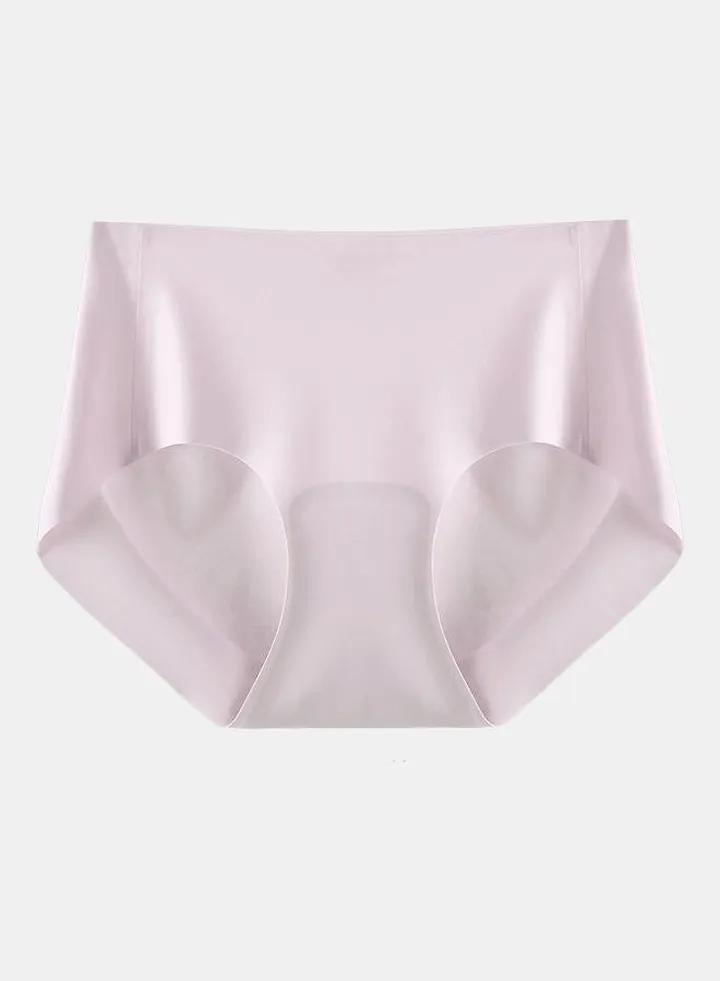Solid Pattern Skin-Friendly Elastic Briefs Purple