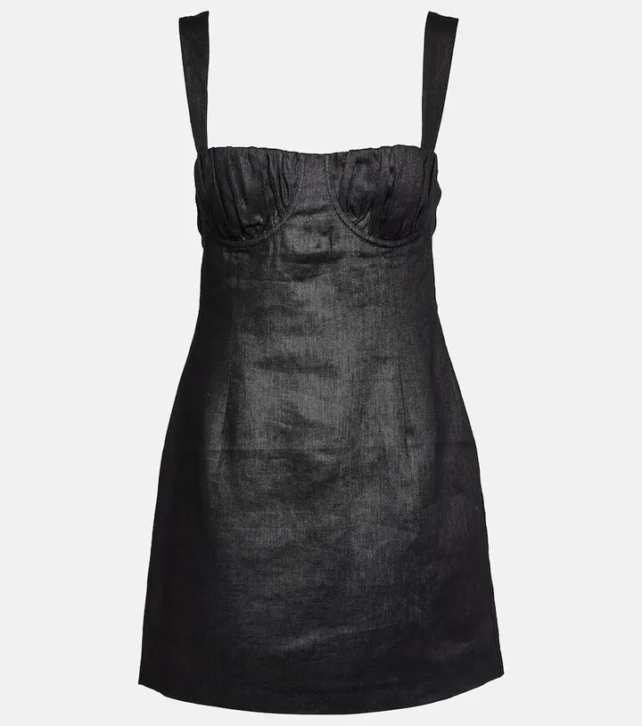 Linen minidress