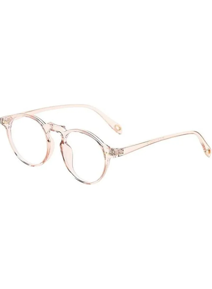 Blue Light Blocking Lenses, Brown Frame, Protect from Eye Strain, Dry