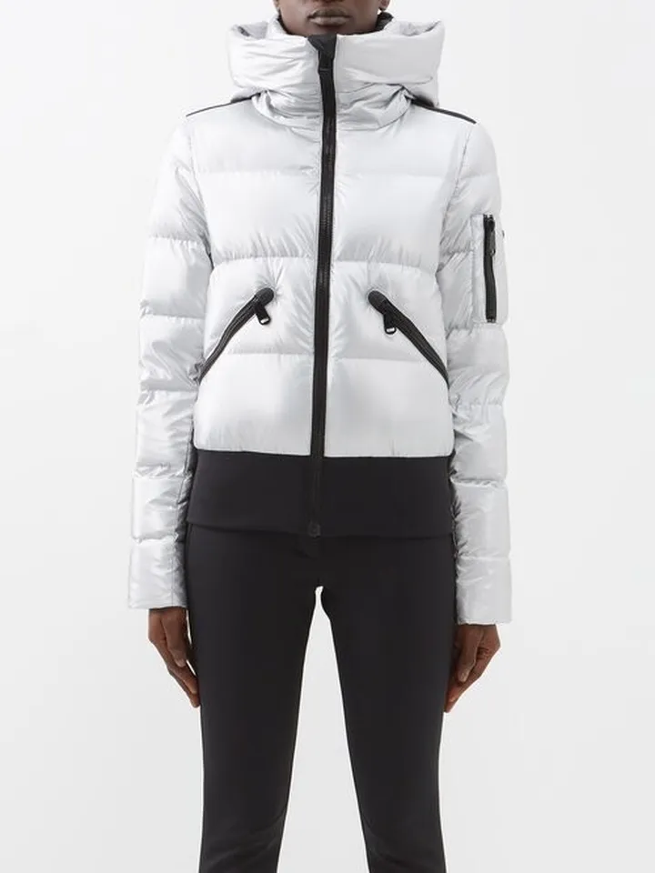 Bombardino Hooded Quilted Down Ski Jacket