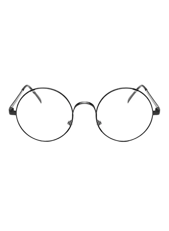 women Fashion Trend Big Round Alloy Frames Reading Glasses