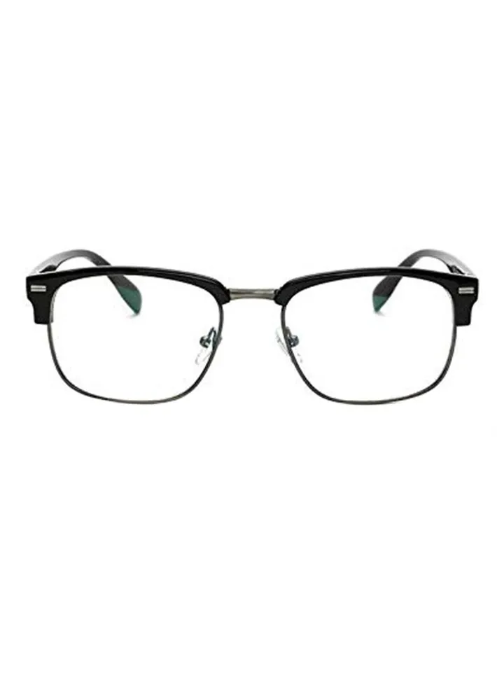 unisex Clubmaster Flat Glasses