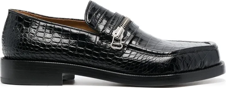 Low Heel Calf Leather Loafers