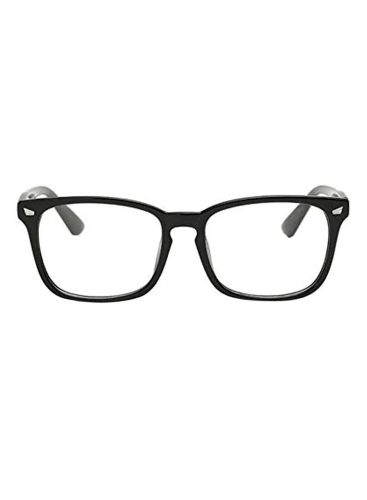 unisex Square Frames Flat Glass