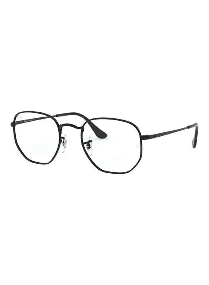 Hexagon Shape Eyeglass Frame RX6448 2508 51 - Lens Size: 51mm - Black