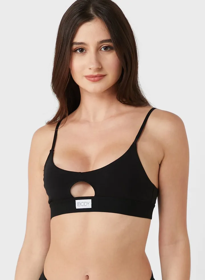 Organic Cotton Scoop Bralette
