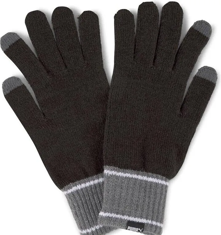 Puma Puma Unisex Adult Knitted Winter Gloves - Black