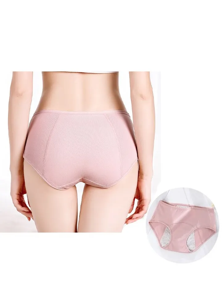 Women's Menstrual Briefs Large Flow Postpartum Water Absorption Leakproof Briefs Women's Pure Cotton Menstrual Briefs