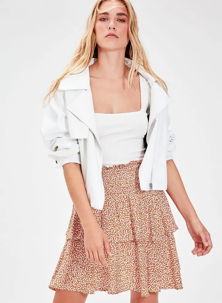 Floral Printed Skirt