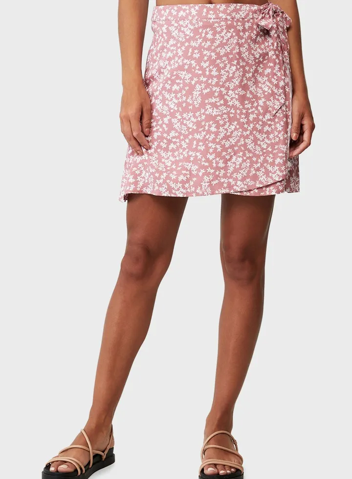 Wrap Mini Skirt