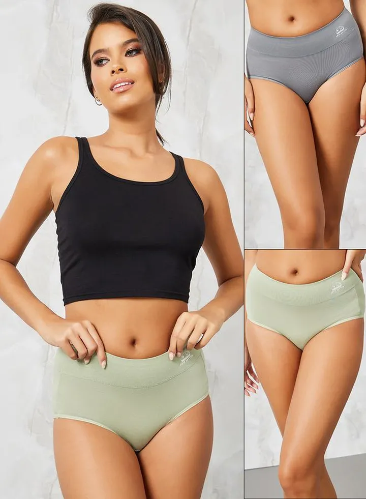 Pack of 2 - Love Cotton Wide Waistband Shorts