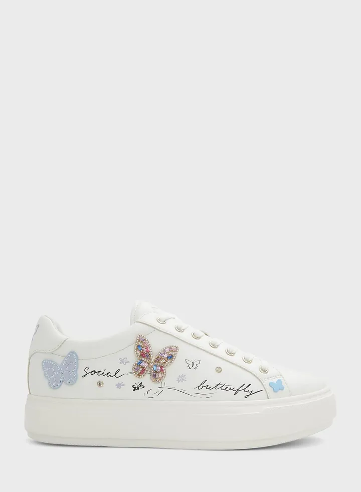 Low Top Lace Up Sneakers