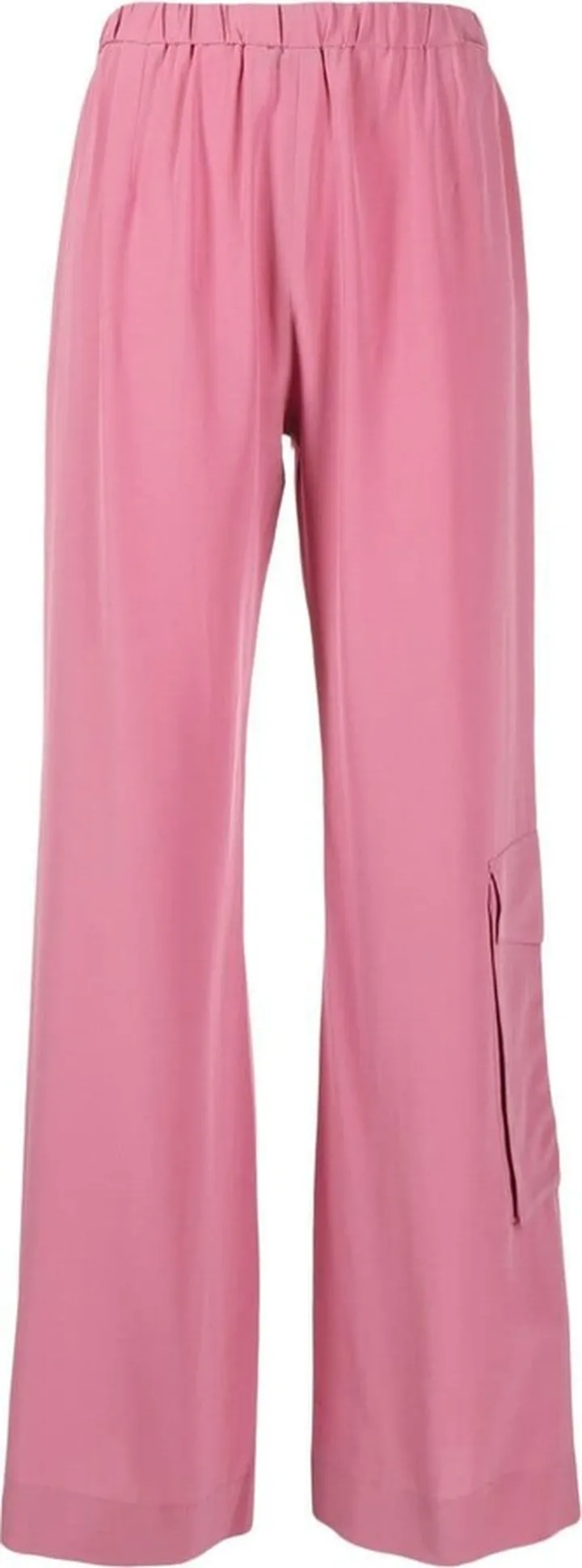 Straight Wide Leg Trousers