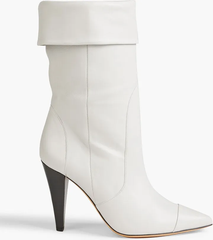 Ussel leather ankle boots
