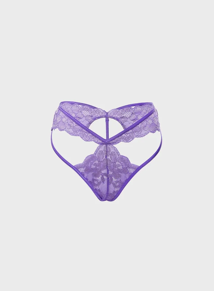 All Over Lace Thong