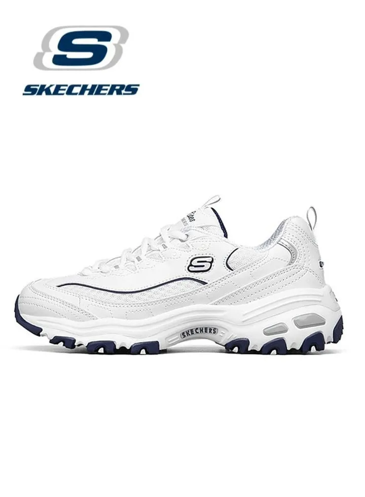 Skechers new women's shoes spring and summer breathable classic thick sole heightening casual sports dad shoes