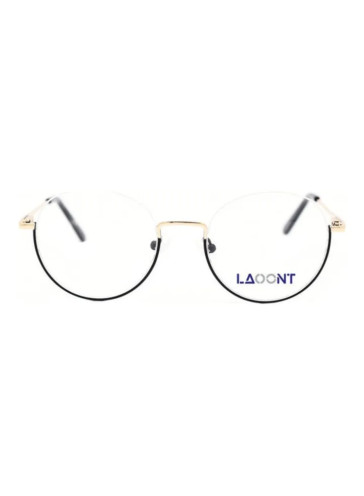 Round Semi Rimless Eyeglass Frame