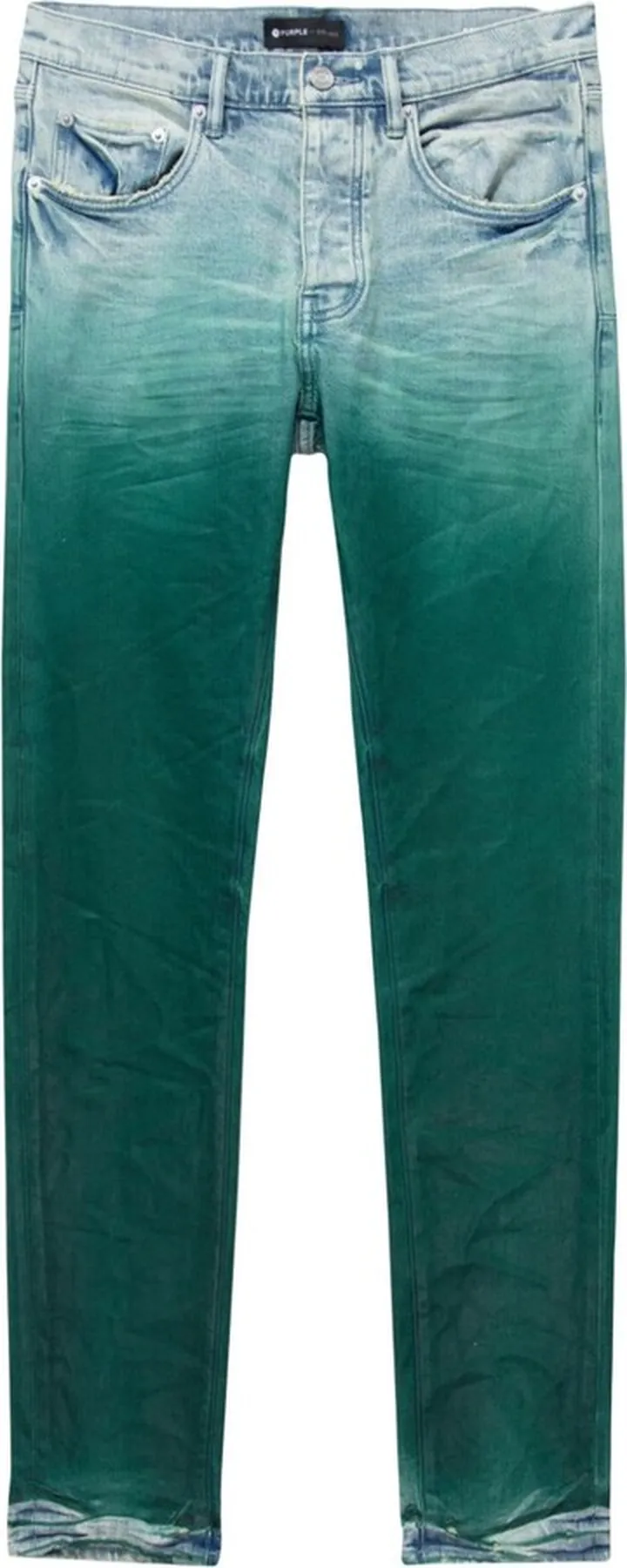 Gradient-Effect Low-Rise Jeans