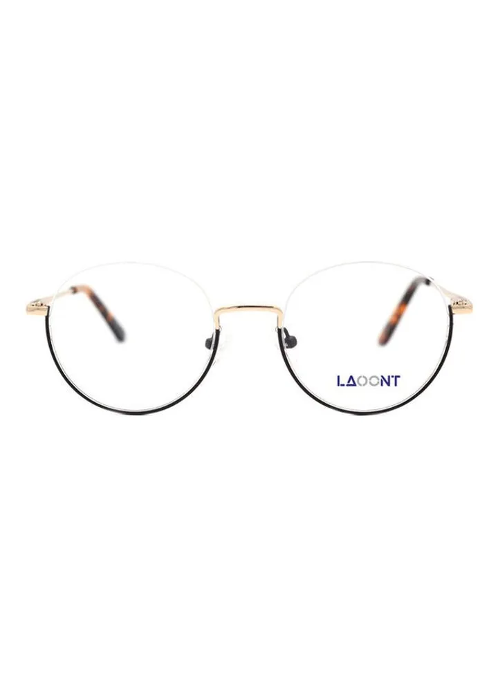 Round Semi-Rimless Eyeglass Frame