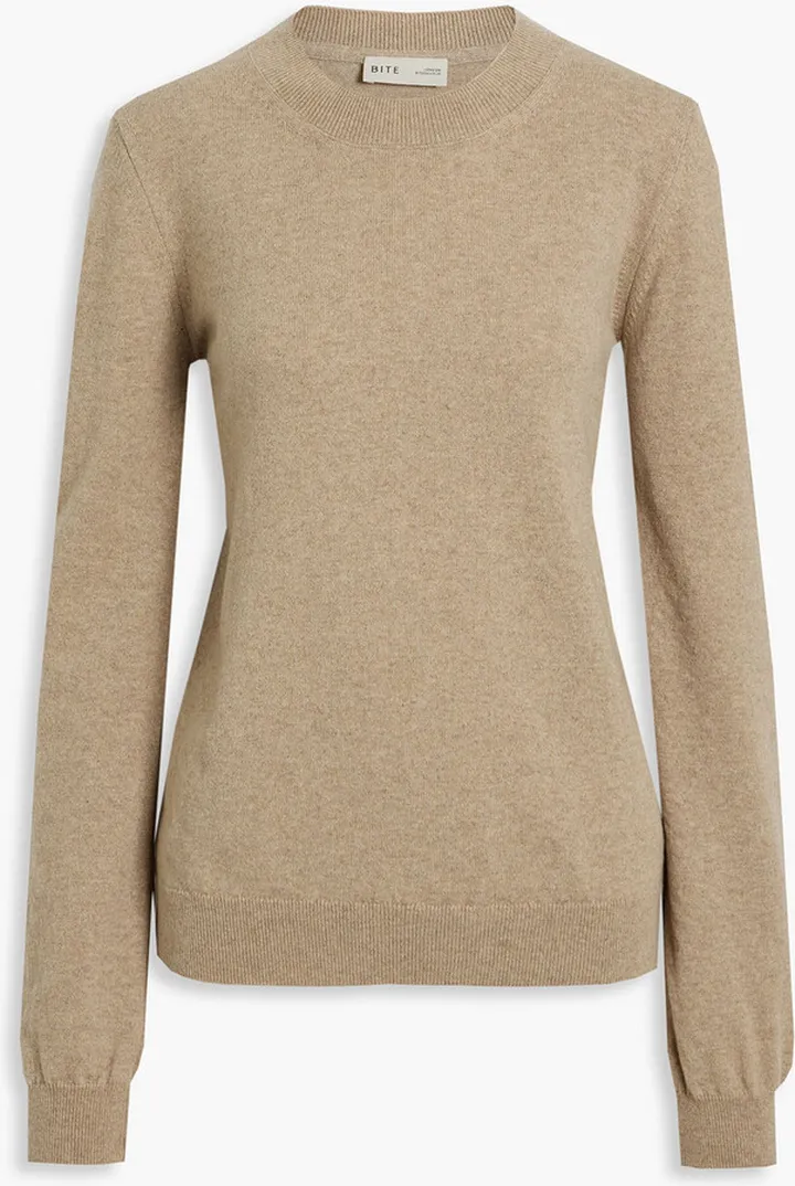 Mélange cashmere sweater