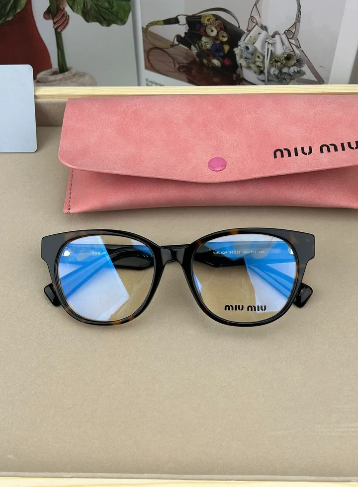 Miu Miu Large Acetate Women's Eyeglass Frame VMU02V