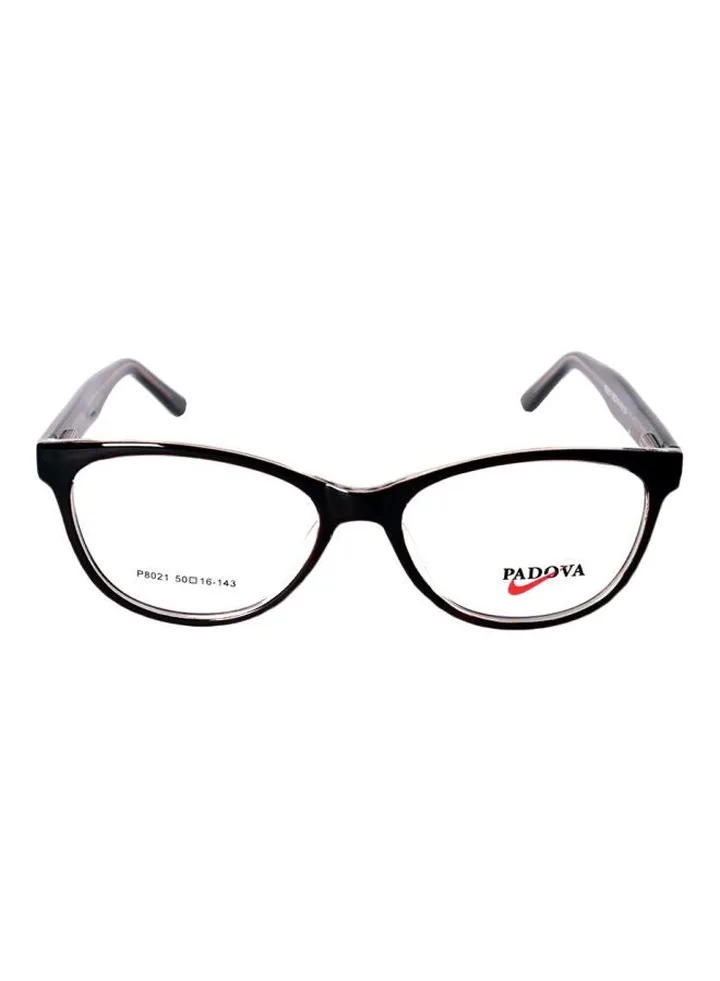 Women's Oval Eyeglasses Frame P8021-C4