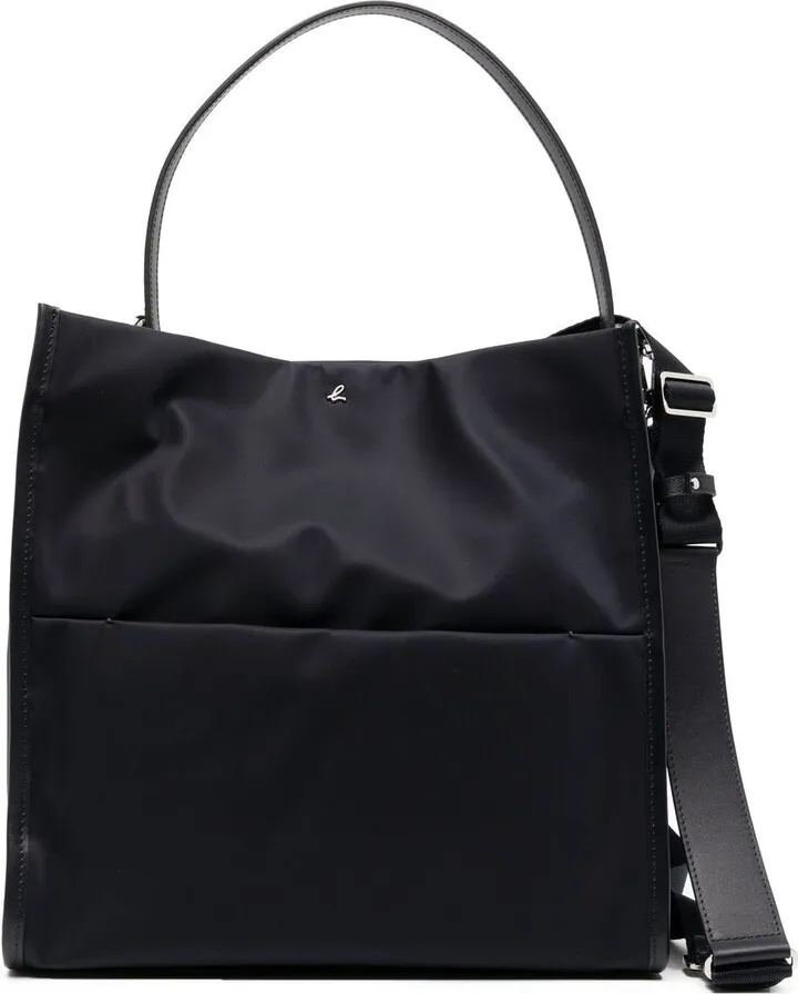 Logo-Plaque Detail Crossbody Bag