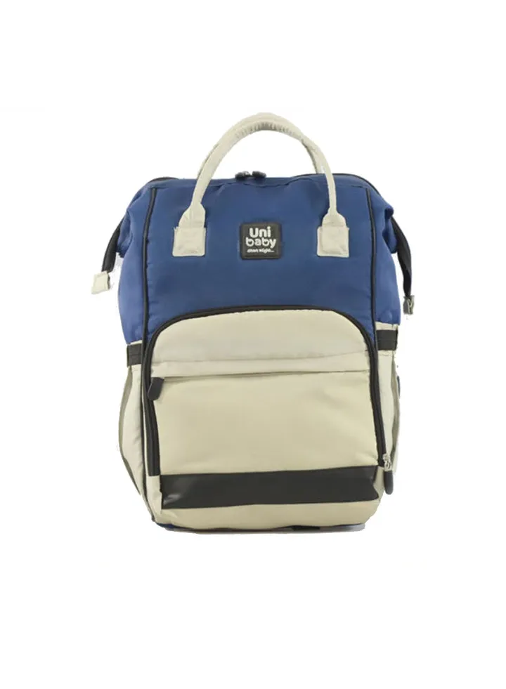 Diaper Bag Biege/Dark Blue