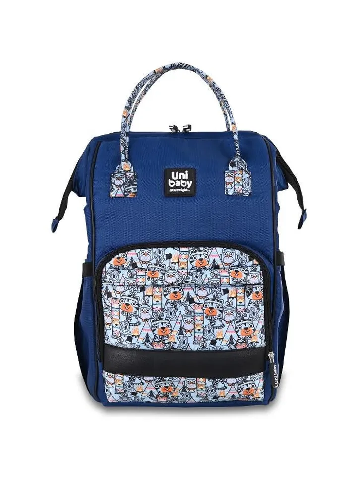 Diaper bag Uni baby Cool Dark blue wooded
