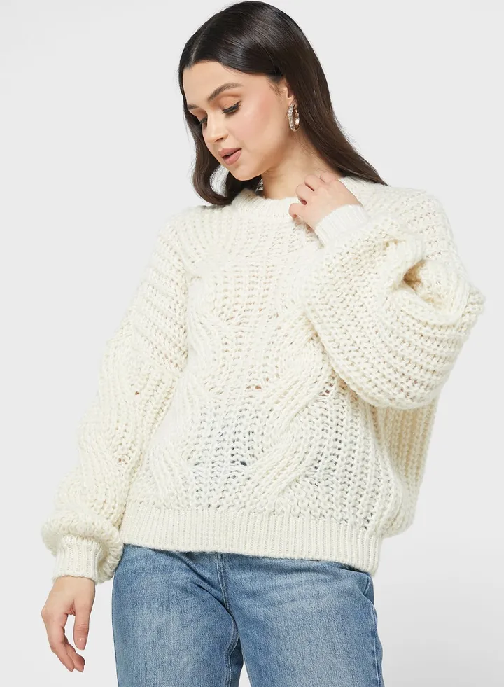 Cable Knitted Sweater