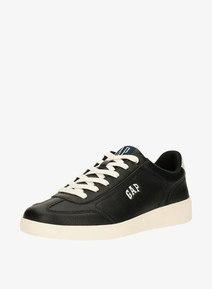 Women's Solid Sneakers with Lace-Up Closure