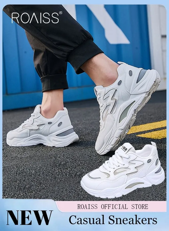 Ladies Sports Shoes Casual Shoes Sports Breathable and Wear-Resistant Low-Top Sneakers Women's Fashion All-Match Platform Sneakers