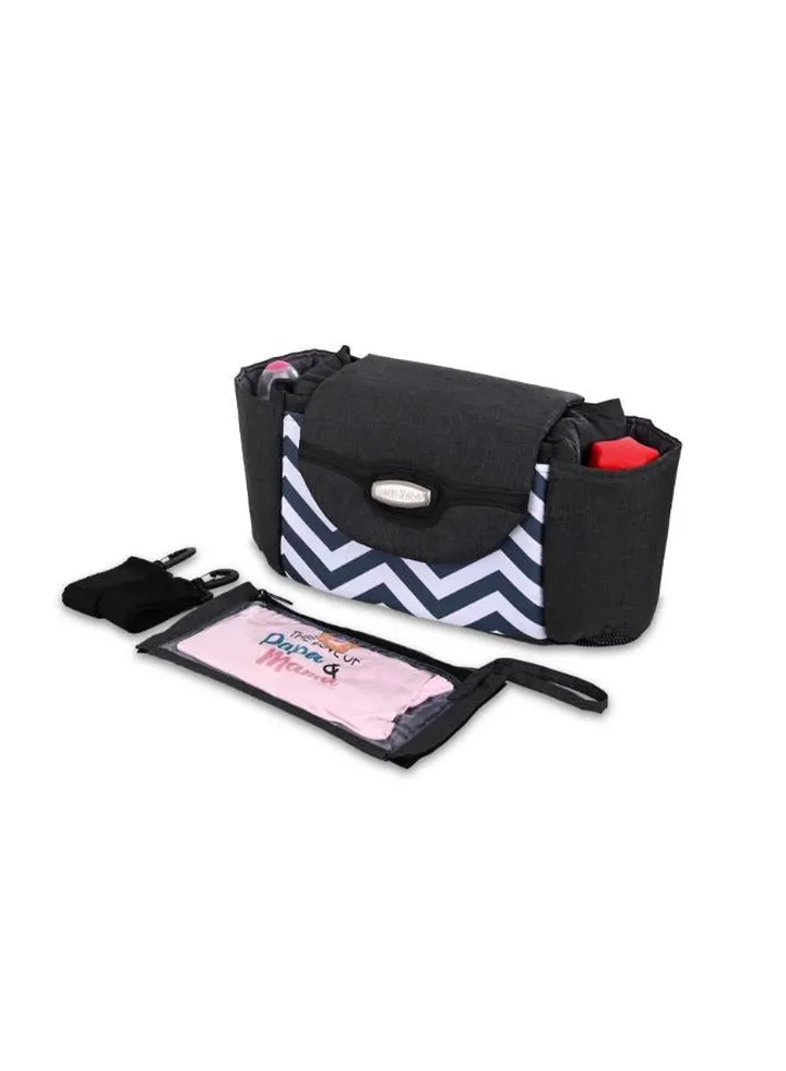 Diaper Bag formi Stroller organizer zigzag