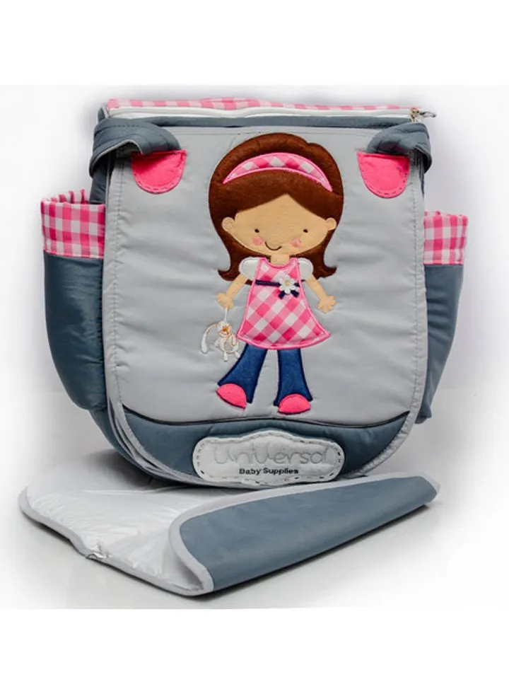 Diaper Bag Baby Face - Rose