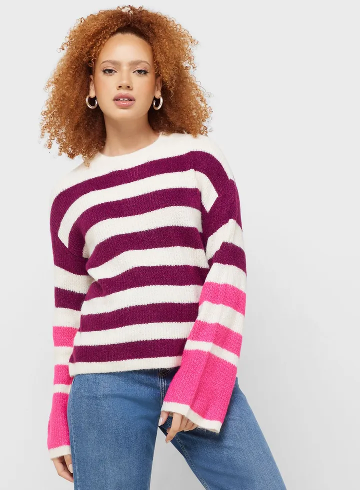 Striped Knitted Sweater