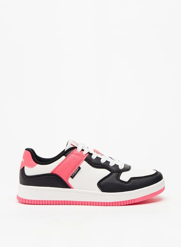 Women'S Colourblock Casual Sneakers With Lace-Up Closure