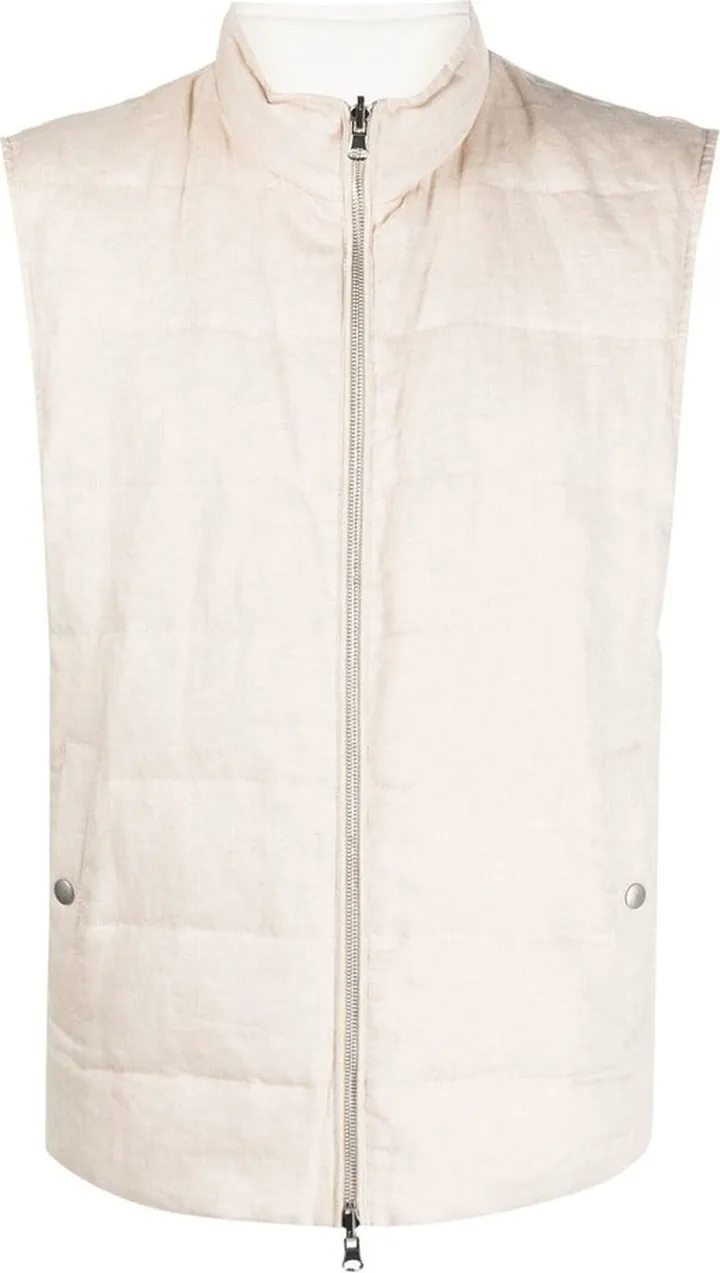 Zip-Up Padded Gilet