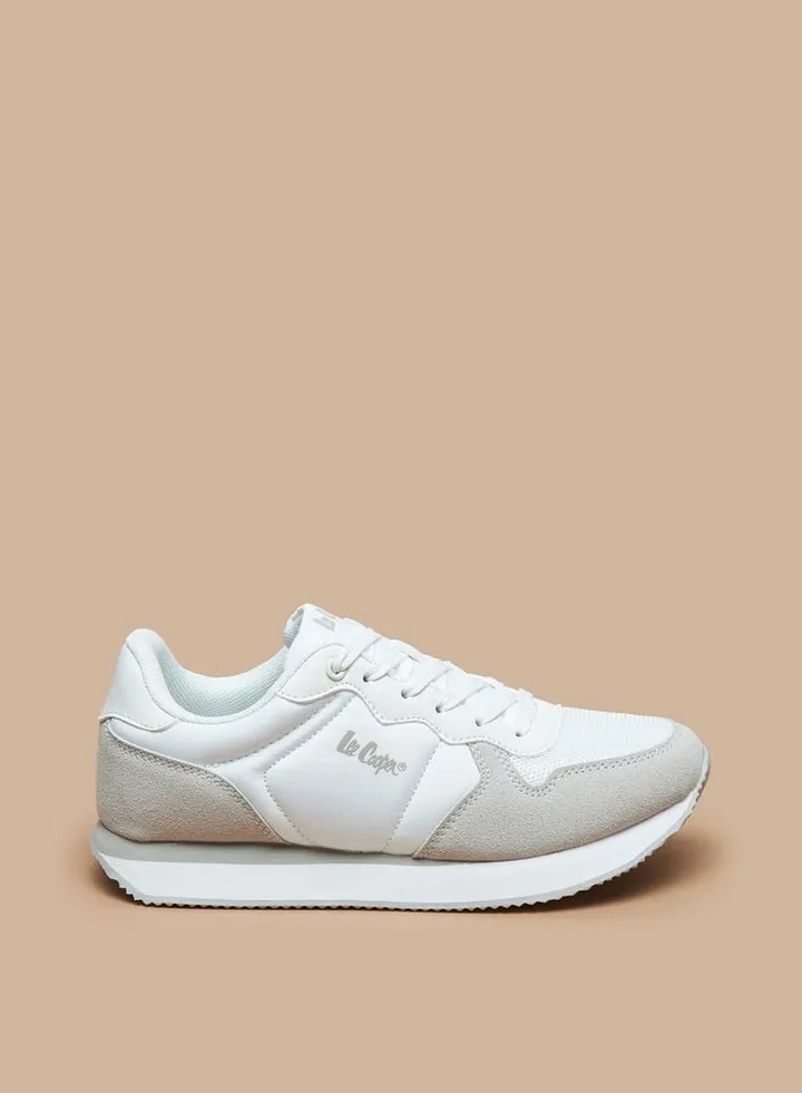 Women's Textured Lace-Up Sneakers