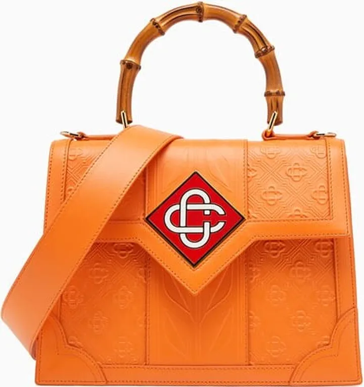 Casablanca Embossed Jeanne Bag