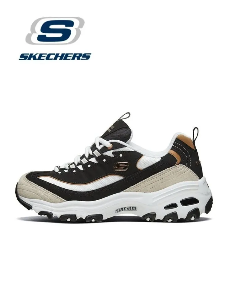 Skechers new women's shoes spring and summer breathable classic thick sole heightening casual sports dad shoes