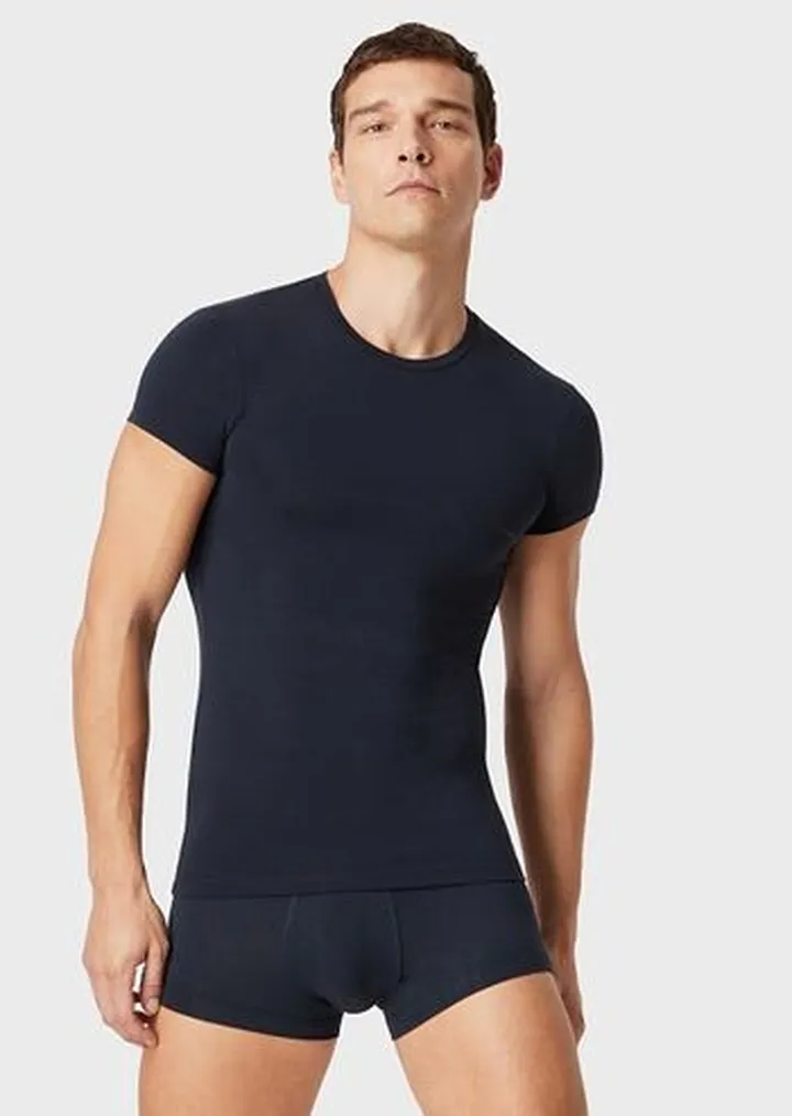 Stretch jersey loungewear T-shirt