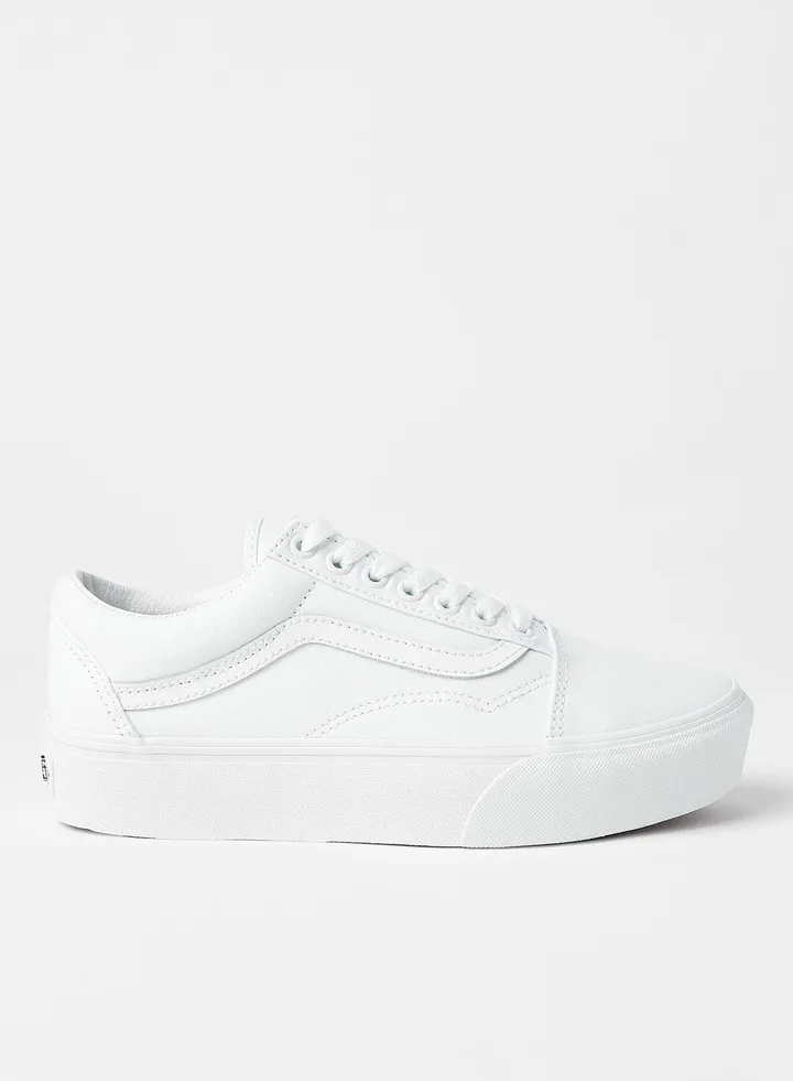 Old Skool Platform Sneakers White