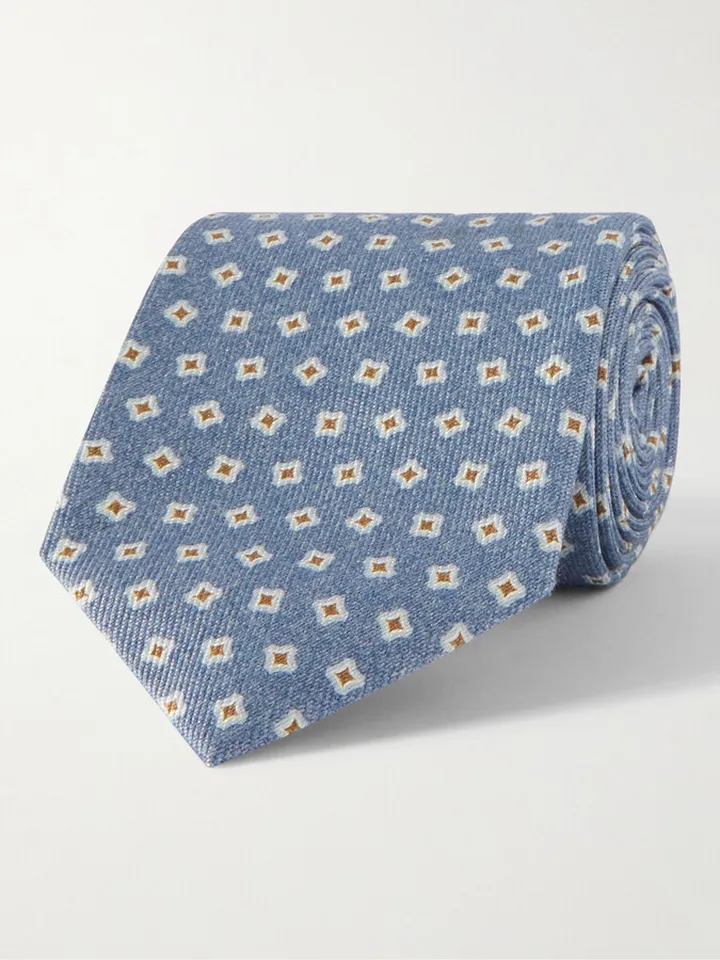 Printed Silk Tie