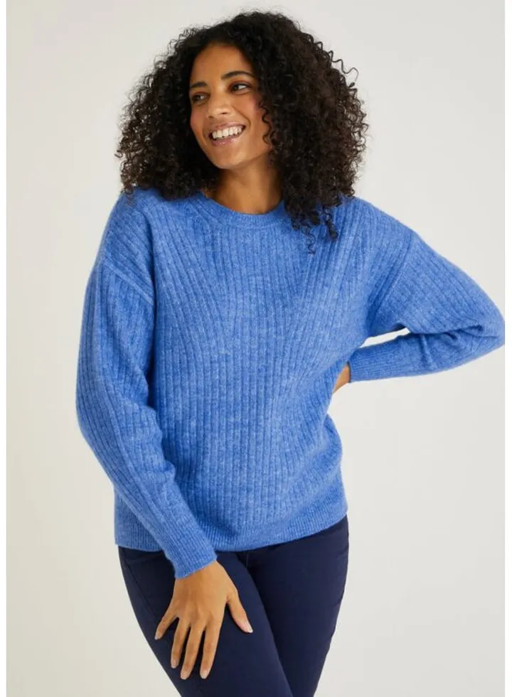 Women Jumper RIBBED TRANS JUMPER 1